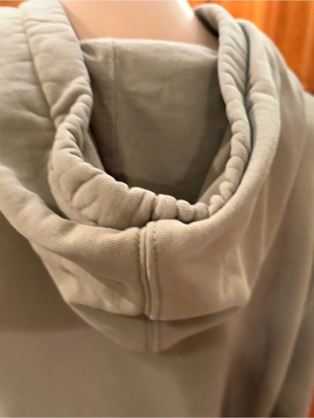 Lacoste Rare René Script Logo Hoodie L Sage Green Classic Fit 100% Cotton - Picture 13 of 13